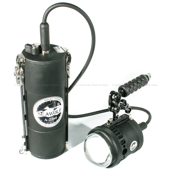 Orcalight Seawolf 2260A 22,000 Lumen Canister Underwater Video Light