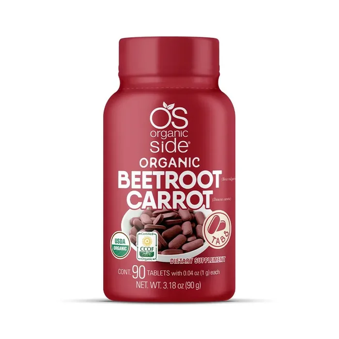 Organic Side Organic Beetroot Carrot Tablets