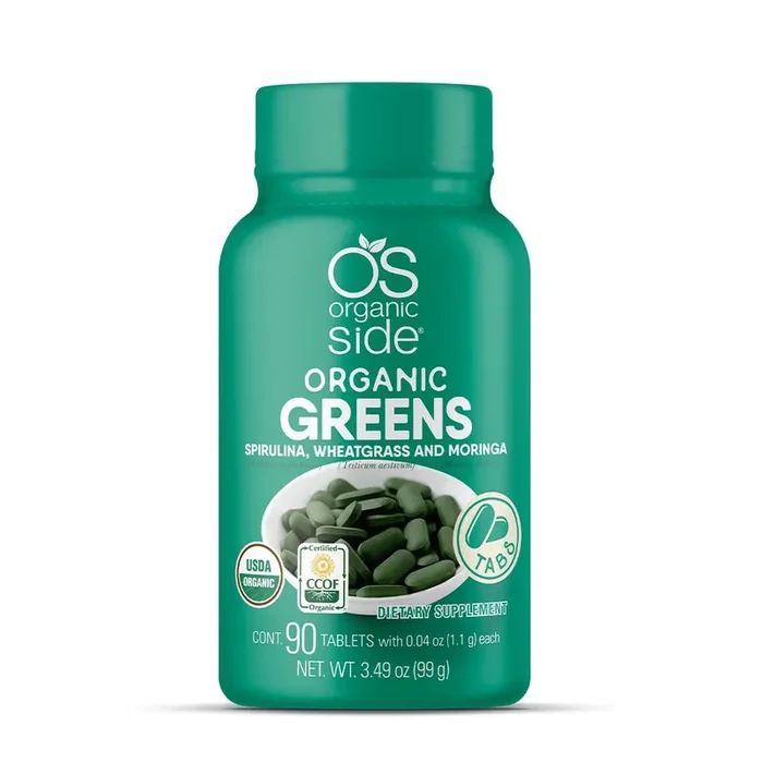 Organic Side Organic Greens Tablets
