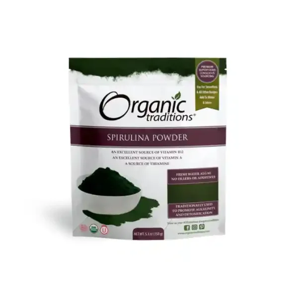 Organic Traditions Superfood Spirulina Powder