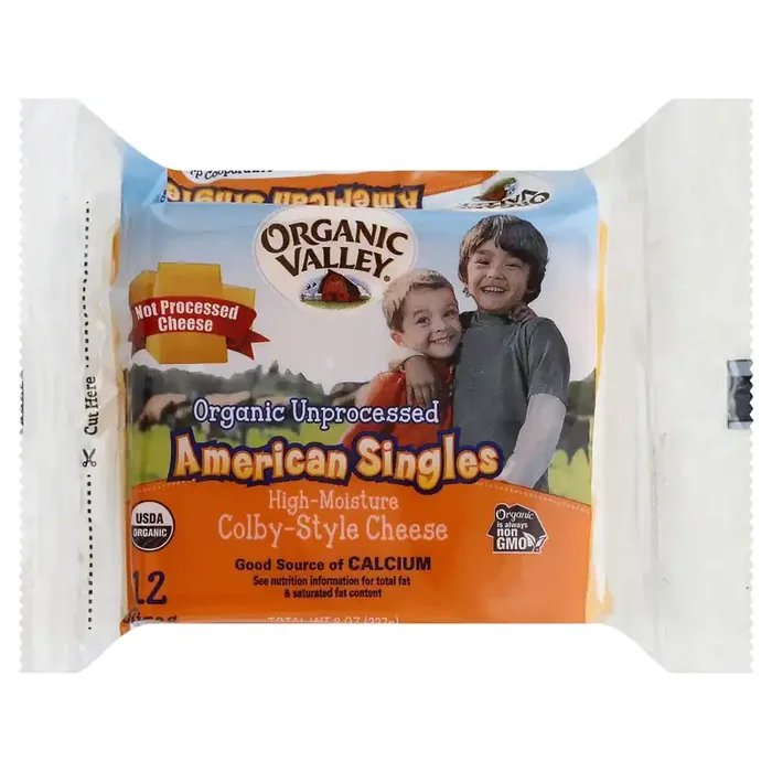Organic Valley Organic Colby Cheese Slices 12 ct Pack