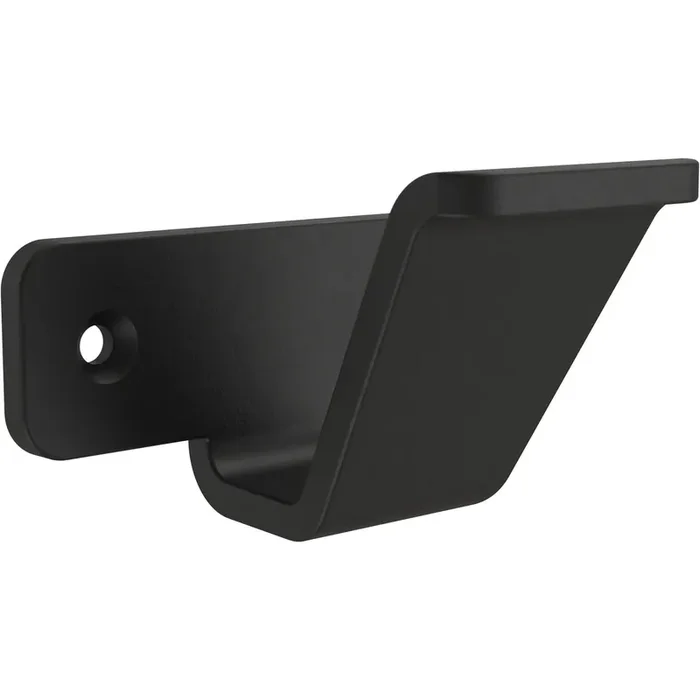 Origin 21 1 -Hook 2.55-in x 1.5-in H Matte Black Decorative Wall Hook ( 26-lb Capacity)