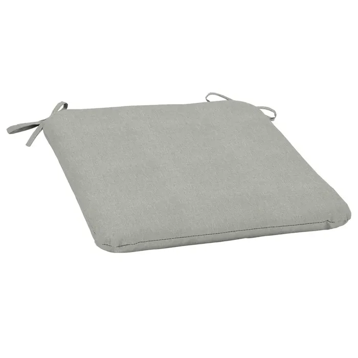 Origin 21 18-in x 19-in Gray Solid Patio chair cushion
