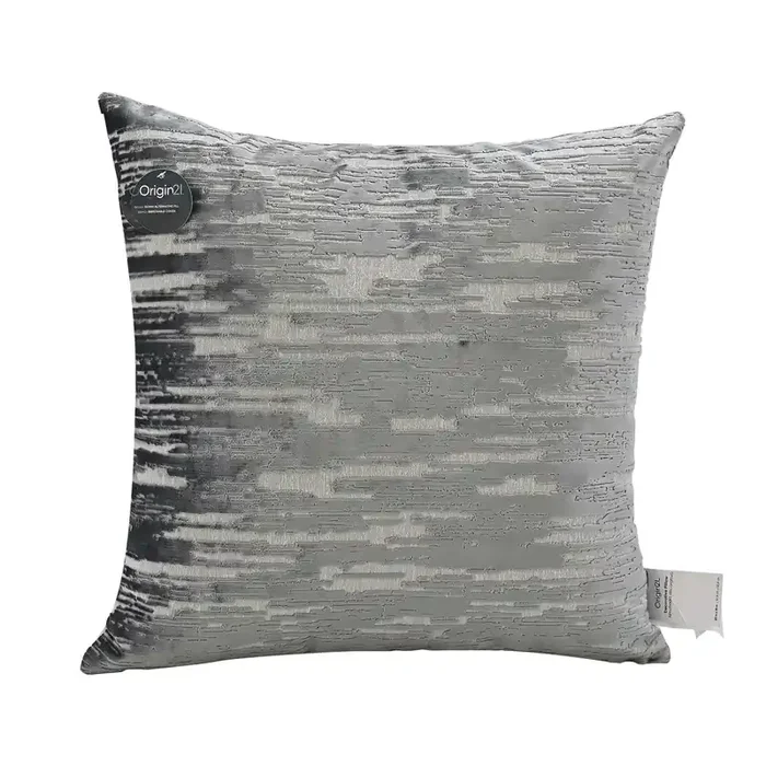 Origin 21 20-in x 12-in Gray Square Indoor Decorative Pillow