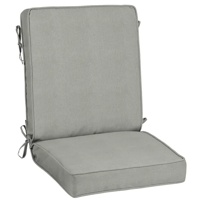 Origin 21 20-in x 20-in Gray Solid Patio chair cushion