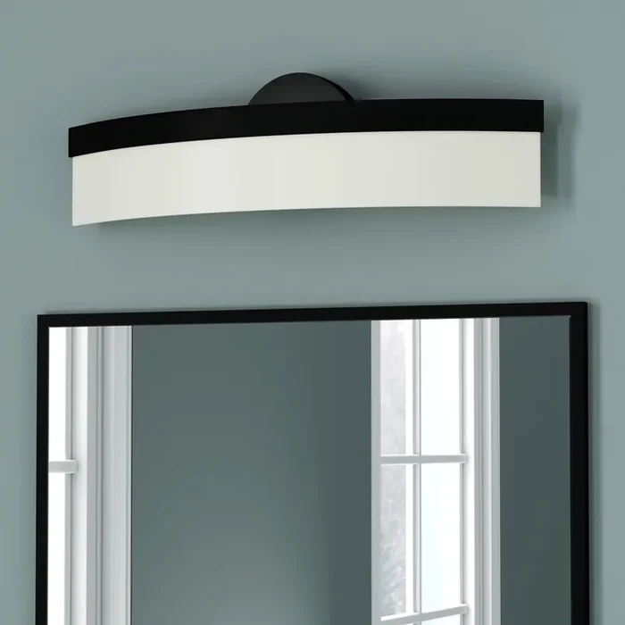 Origin 21 Lynnpark 19.8-in 1 -Light Matte Black Integrated LED Modern/contemporary Vanity light