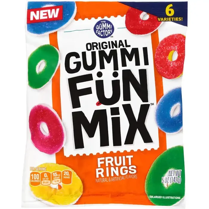 Original Gummi Fun Mix Fruit Rings