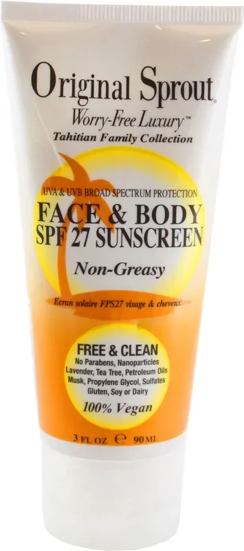 Original Sprout SPF 27 Face & Body Sunscreen