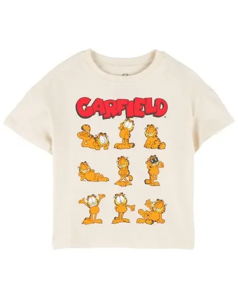 Oshkosh Kid Garfield Graphic Tee Cream 12