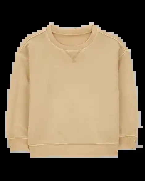 Oshkosh Toddler French Terry Pullover Tan 4T