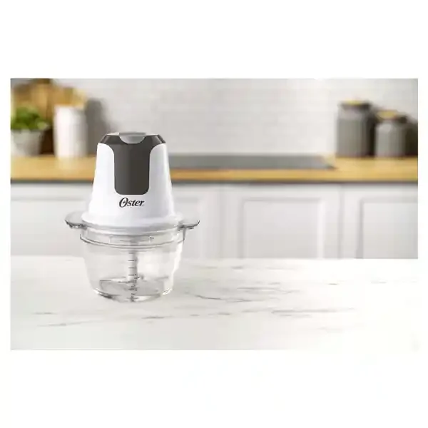 Oster 3 Cup Automatic Mini Chopper with Glass Bowl