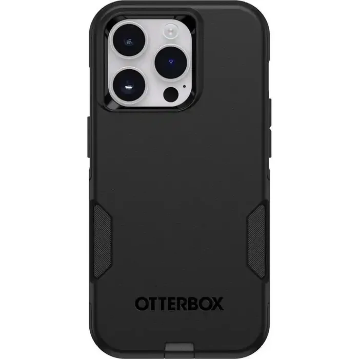 OtterBox Apple iPhone 14 Pro Commuter Case – Black Impact & Bump Resistant, Solid Pattern