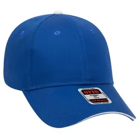 OTTO CAP 23-434 6 Panel Low Profile Baseball Cap