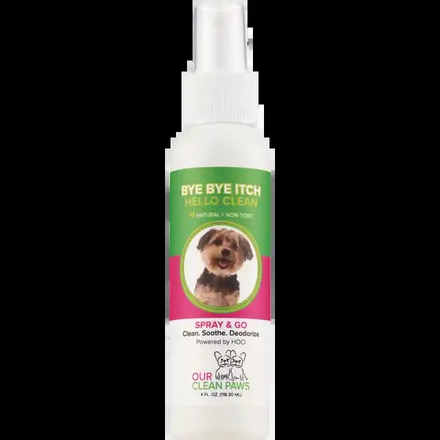 Our Clean Paws Spray & Go Cleanse, Soothe And Deodorize, 4Oz