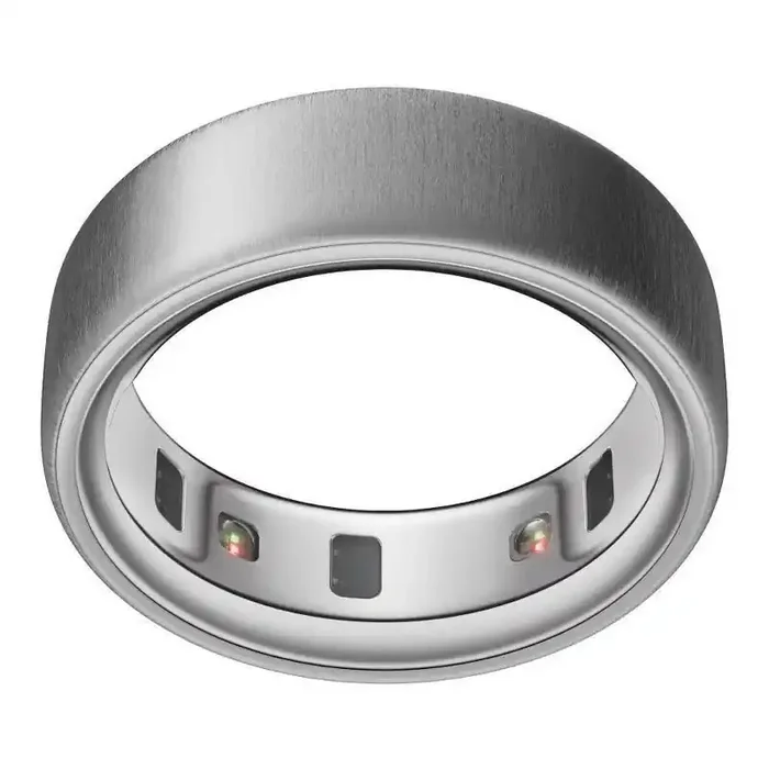 Oura Ring 4 Brushed Silver – Size 7