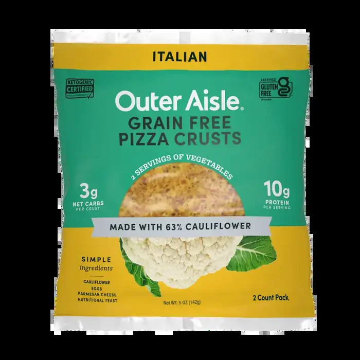 Outer Aisle Grain Free Italian Pizza Crusts 5 oz.