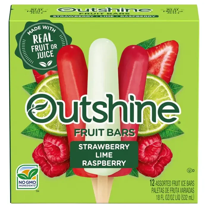 Outshine Assorted Fruit Bars 12 ea