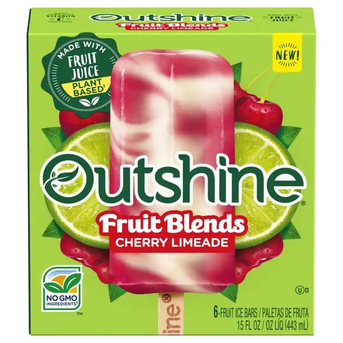 Outshine Cherry Limeade Fruit Ice Bars