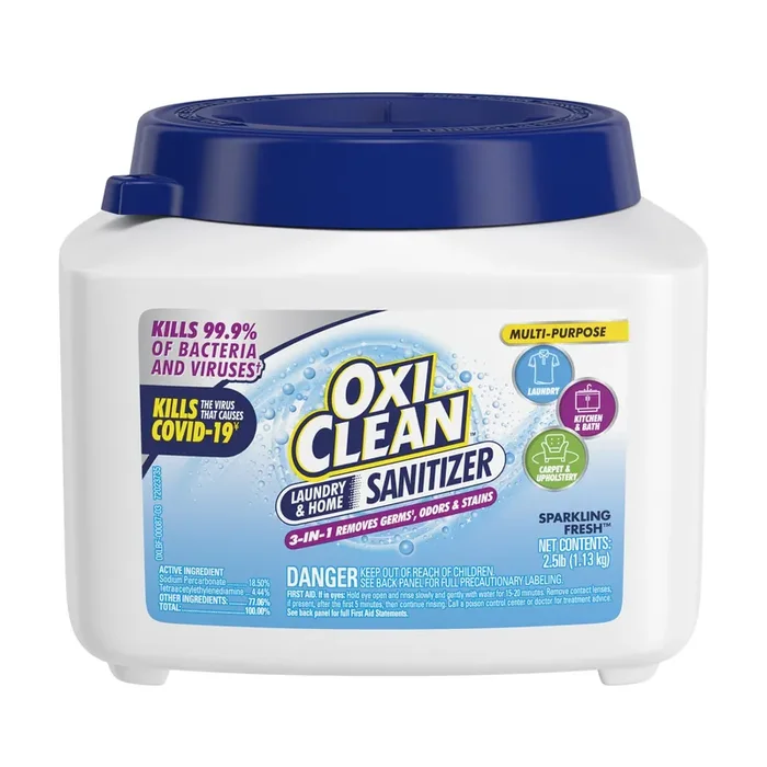 Oxi-Clean Laundry & Home Sanitizer for Laundry, Kitchen, Bath, Carpet & Upholstery, 2.5 Lbs