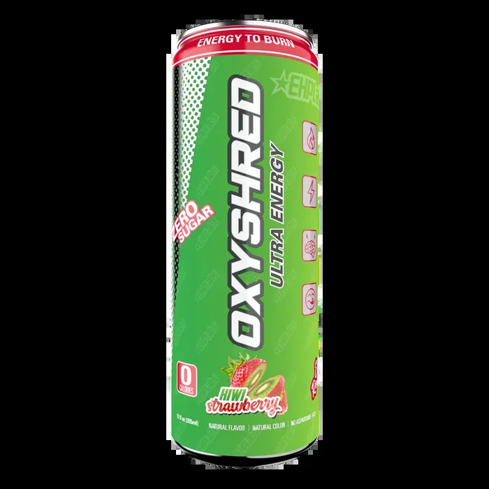 Oxyshred Kiwi Strawberry Energy Drink 12 fl oz