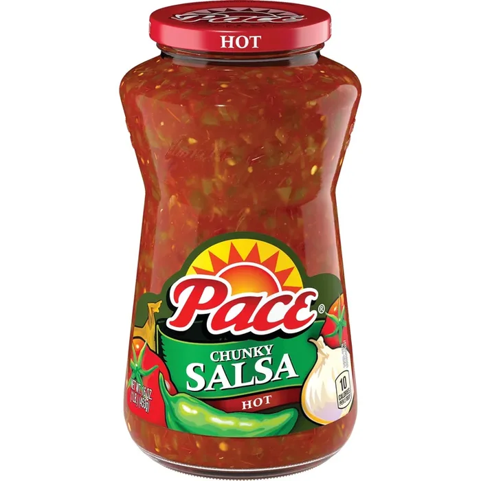 Pace Chunky Hot Salsa, 16 oz Jar
