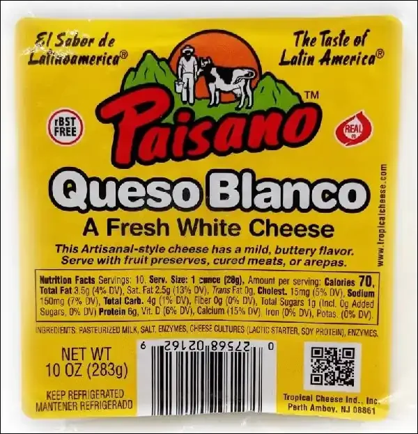 Paisano Queso Blanco