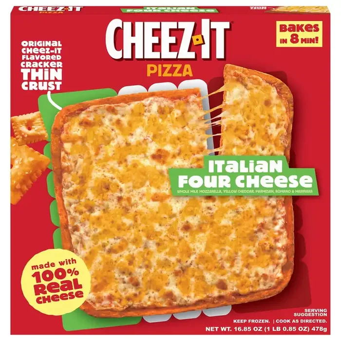Palermo‘s Cheez-It Thin Crust Italian Four Cheese Pizza 16.85 oz