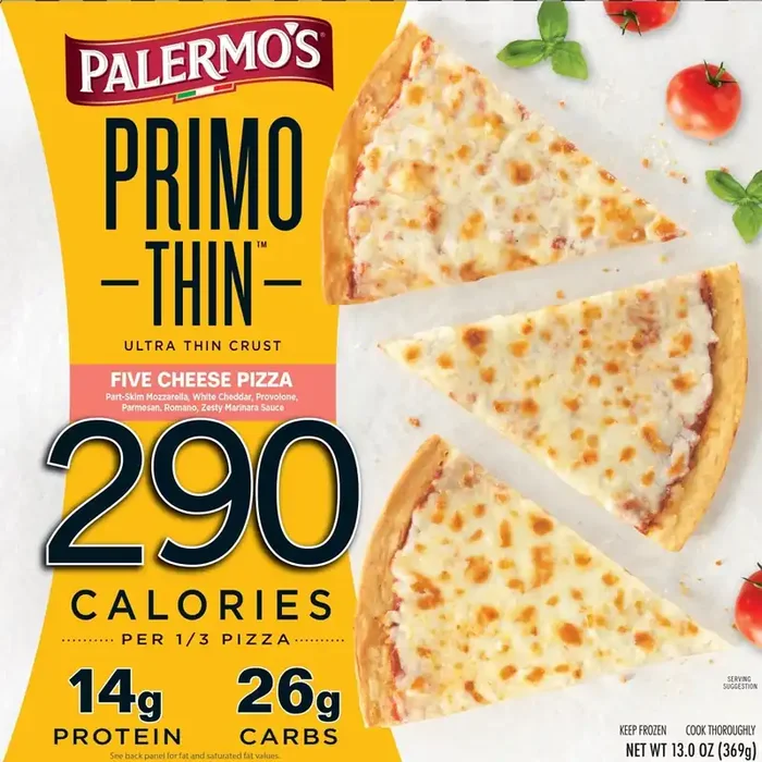 Palermo‘s Primo Thin Cheese Lovers Pizza