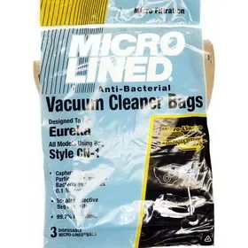 Paper Bag, CN-1 Micro-Lined DVC 3 Pk