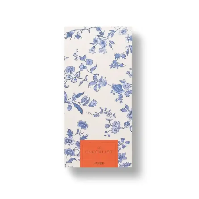 PAPIER 60pg Checklist Notepad 8.3″x 4.1″ Floral Print