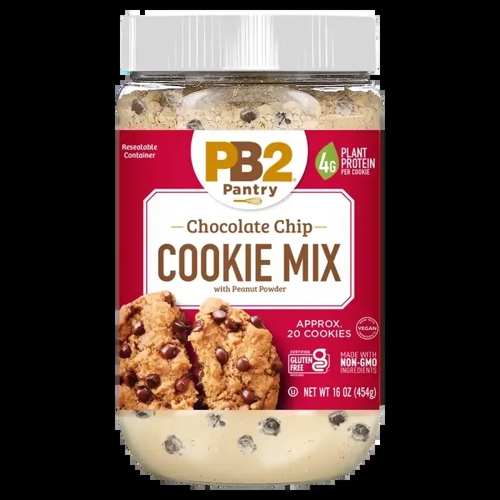 PB2 Pantry Chocolate Chip With Peanut Powder Cookie Mix