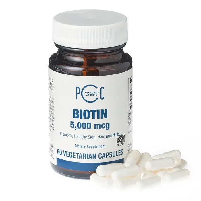 PCC Biotin 5,000Mcg (Veggie Caps)