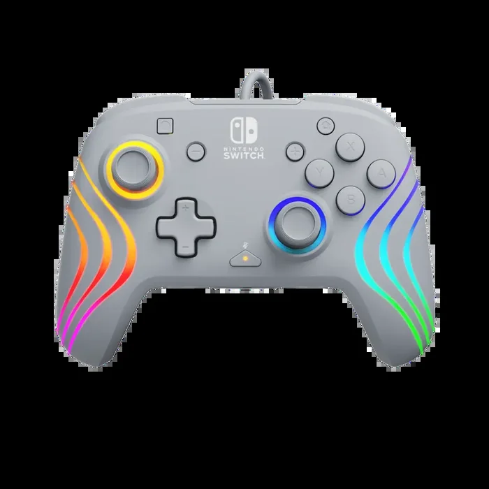 PDP Afterglow™ Wave Wired Controller Grey for Nintendo Switch, Nintendo Switch – OLED Model