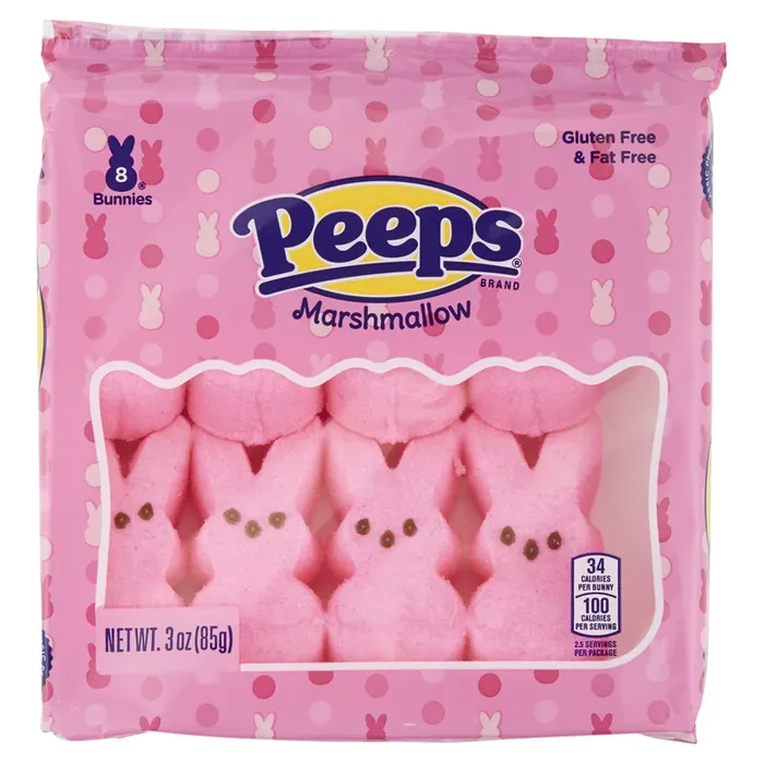 PEEPS, Pink Marshmallow Bunnies Easter Candy