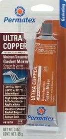 Permatex 81878 Ultra Copper Hi-Temp RTV Silicone Gasket Maker, 3 oz., Price/Each