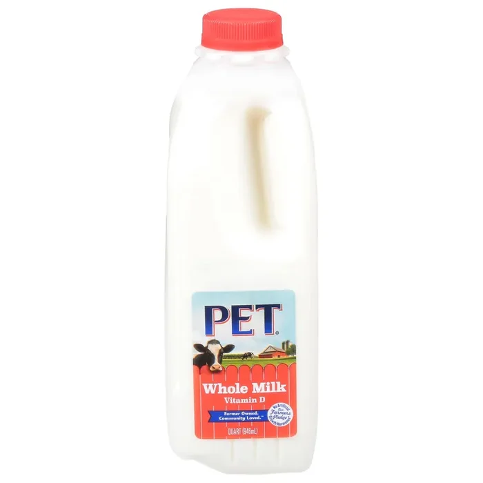 PET Dairy Dairy Whole Milk with Vitamin D, Whole Milk Quart – 1 Jug