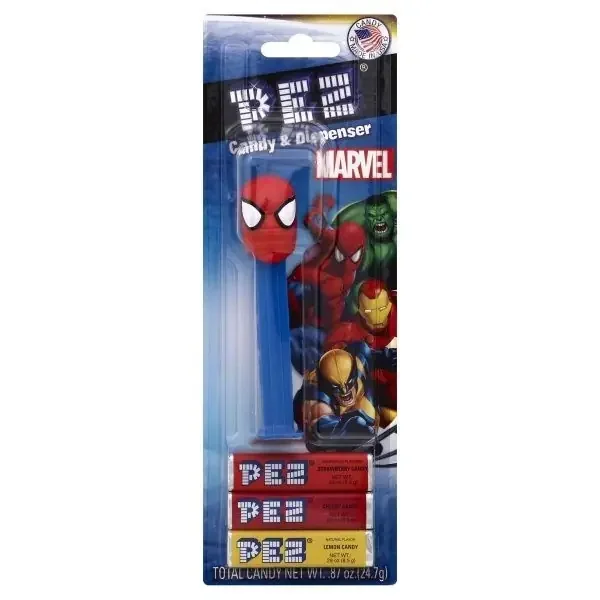 PEZ Marvel Assortment Candy Dispenser – 0.87 oz