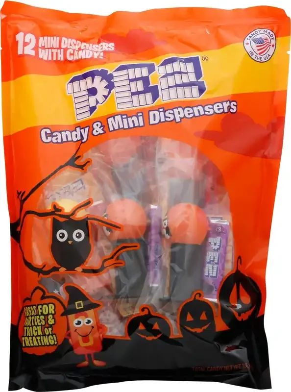 PEZ Mini Dispensers and Candy 12 ea