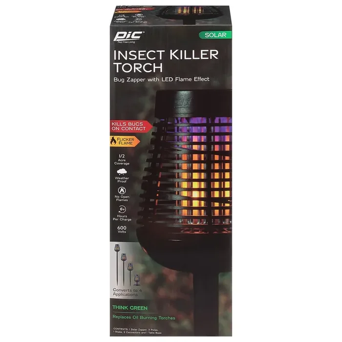 PIC Solar Insect Killer Torch 1 ea