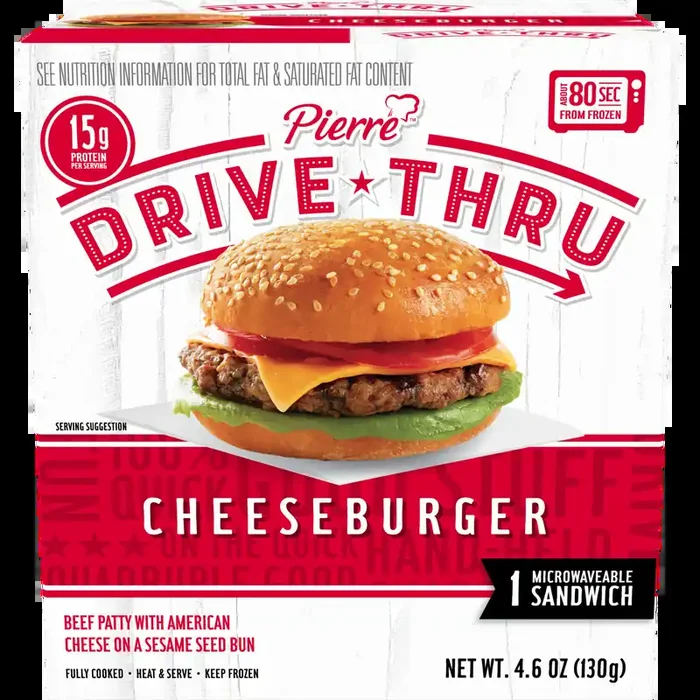 PIERRE DRIVE THRU Cheeseburger Sandwiches