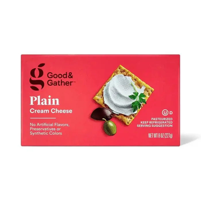 Plain Cream Cheese Bar – 8oz – Good & Gather™