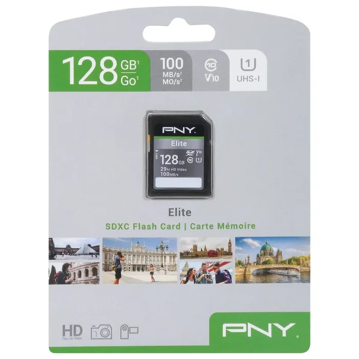 PNY 128 GB Elite SDXC Flash Card 1 ea