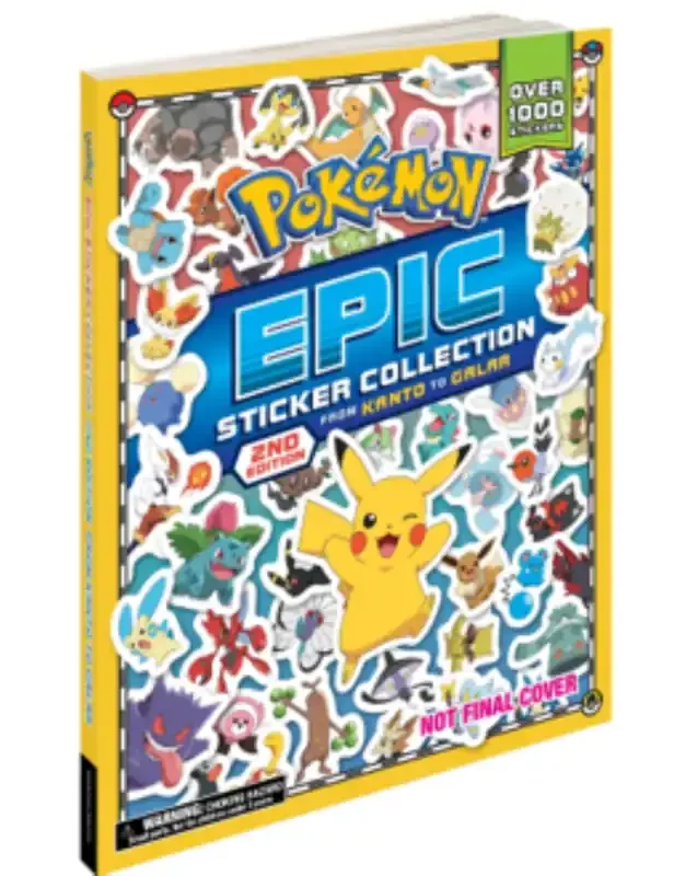 POKEMON EPIC STICKER COL By PIKACHU PRESS