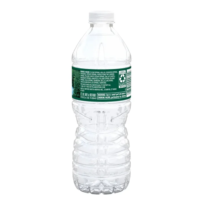 POLAND SPRING Brand 100% Natural Spring Water, 16.9-ounce plastic bottle
