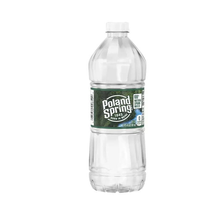 POLAND SPRING Brand 100% Natural Spring Water, 20-ounce plastic bottle
