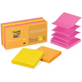 Post-it Super Sticky Pop-up Notes – Rio de Janeiro Color Collection, MMMR330-10SSAU, Price/PK