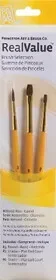 Princeton Brush 9101 Princeton 9101 Camel Brush Set – 3Pc