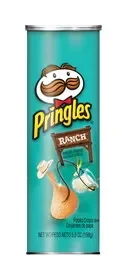 Pringles 649616 Ranch Chips 5.5 oz Can
