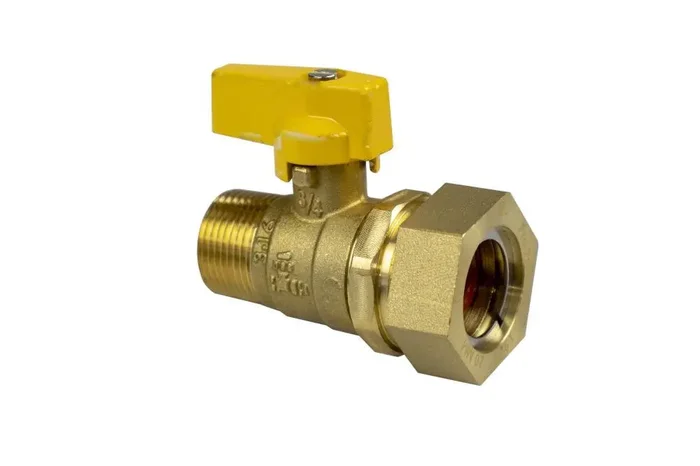 PRO-FLEX 3/4-in CSST Brass Gas Flare Valve