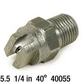 Pro tools NPT-1/4HVV-40055-SS ProTool 5.5 Nozzle SS 1/4in 40 Degree 40055
